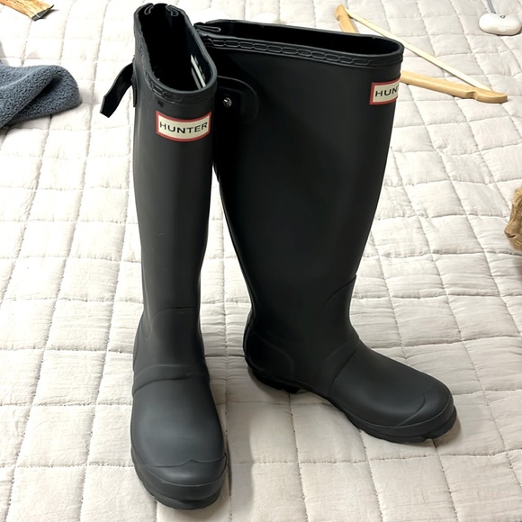 HUNTER Original Tall Wide Calf Rain Boot NWOT - Picture 5 of 12